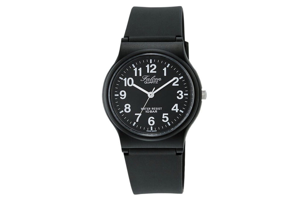 [シチズン Q&Q] 腕時計 アナログ 防水 ウレタンベルト VP46-854 ブラック